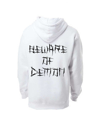 Wicked "Keep Out" Hoodie White